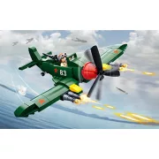 Sluban Army WWII - ILYUSHIN IL-2 szövetséges vadászgép építőjáték készlet