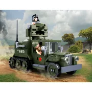 Sluban Army WWII - szovjet páncélozott half-truck 2 in 1 építőjáték készlet
