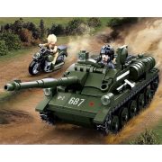 Sluban Army WWII - SU-85 páncélvadász építőjáték készlet