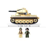 Sluban Army WWII - német Panzer II. tank építőjáték készlet