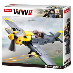   Sluban Army WWII - Német Messerschmitt BF 109 vadászgép építőjáték készlet