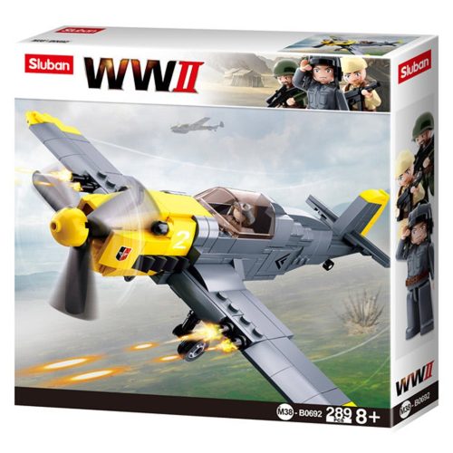 Sluban Army WWII - Német Messerschmitt BF 109 vadászgép építőjáték készlet