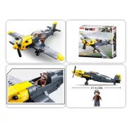 Sluban Army WWII - Német Messerschmitt BF 109 vadászgép építőjáték készlet