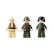 Sluban Army WWII - német páncélozott csapatszállító és tüzérségi löveg építőjáték készlet