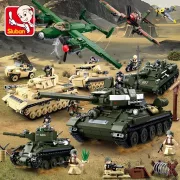 Sluban Army WWII - Csata a keleti fronton 998 darabos építőjáték készlet