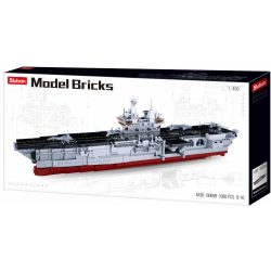   Sluban Model Bricks - Repülőgép-hordozó építőjáték készlet