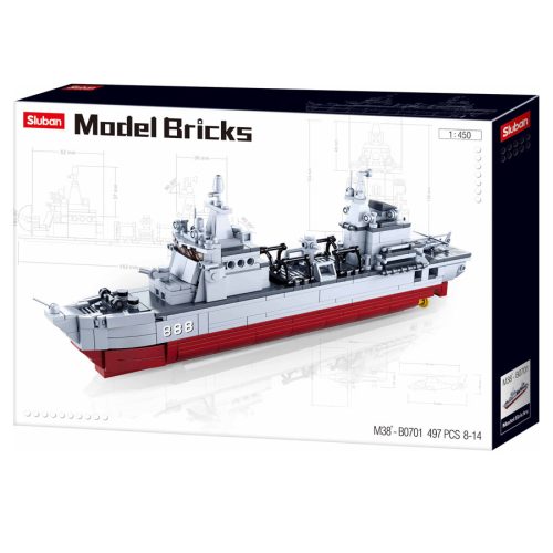 Sluban Model Bricks - Army ellátóhajó építőjáték készlet 