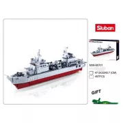 Sluban Model Bricks - Army ellátóhajó építőjáték készlet 