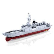 Sluban Model Bricks Army - Fregatt hadihajó építőjáték készlet
