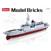 Sluban Model Bricks Army - Fregatt hadihajó építőjáték készlet