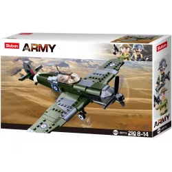   Sluban Army WWII - Hurricane vadászgép építőjáték készlet