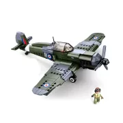 Sluban Army WWII - Hurricane vadászgép építőjáték készlet