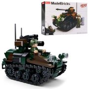 Sluban Model Bricks Army - 2 az 1-ben lánctalpas páncélozott jármű építőjáték készlet