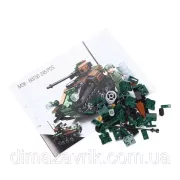 Sluban Model Bricks Army - 2 az 1-ben lánctalpas páncélozott jármű építőjáték készlet