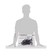 Sluban Model Bricks Army - Kamov KA-50 harci helikopter építőjáték készlet