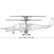 Sluban Model Bricks Army - Kamov KA-50 harci helikopter építőjáték készlet