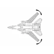 Sluban Model Bricks Army - F-14 vadászgép építőjáték készlet