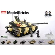 Sluban Model Bricks Army - T90-es orosz tank építőjáték készlet