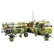 Sluban Army - 6 az 1-ben - S-400 Légvédelmi rakétaszállító jármű építőkészlet