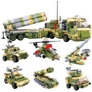 Sluban Army - 6 az 1-ben - S-400 Légvédelmi rakétaszállító jármű építőkészlet