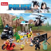 Sluban Police - Rendőrségi határátkelő építőjáték készlet