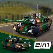 Sluban Model Bricks - Army 2 az 1-ben Leopard 2 harckocsi építőjáték készlet 