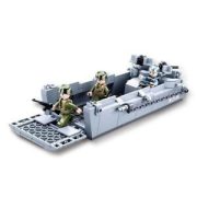 Sluban Army WWII - szövetséges LCVP partraszálló hajó építőjáték készlet