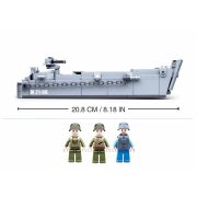 Sluban Army WWII - szövetséges LCVP partraszálló hajó építőjáték készlet