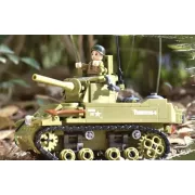 Sluban Army WWII - M5 Stuart könnyű harckocsi építőjáték készlet 