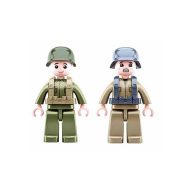 Sluban Army WWII - M5 Stuart könnyű harckocsi építőjáték készlet 