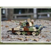 Sluban Army WWII - 2 az 1-ben német párduc tank és Jagdpanther páncélvadász harckocsi építőjáték készlet