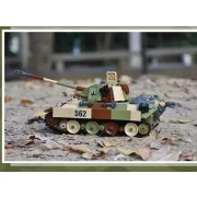Sluban Army WWII - 2 az 1-ben német párduc tank és Jagdpanther páncélvadász harckocsi építőjáték készlet