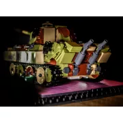 Sluban Army WWII - 2 az 1-ben német párduc tank és Jagdpanther páncélvadász harckocsi építőjáték készlet