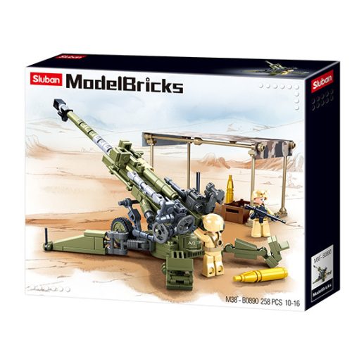 Sluban Model Bricks Army - M777 tarack építőjáték készlet