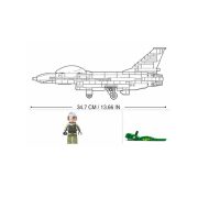 Sluban Model Bricks Army - F-16 vadászgép építőjáték készlet 