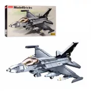Sluban Model Bricks Army - F-16 vadászgép építőjáték készlet 