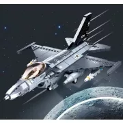Sluban Model Bricks Army - F-16 vadászgép építőjáték készlet 