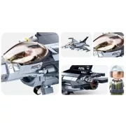 Sluban Model Bricks Army - F-16 vadászgép építőjáték készlet 