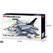 Sluban Model Bricks Army - F-16 vadászgép építőjáték készlet 