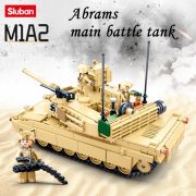 Sluban Model Bricks Army - M1A2 Abrams harckocsi építőjáték készlet