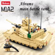 Sluban Model Bricks Army - M1A2 Abrams harckocsi építőjáték készlet