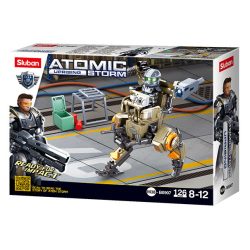 Sluban Atomic Storm - Robotpáncél építőjáték készlet