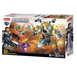   Sluban Atomic Storm - Óriásfarkas harci robot építőjáték készlet