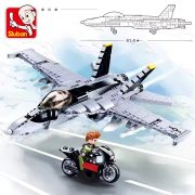 Sluban Model Bricks - Army F/A-18 Hornet vadászgép építőjáték készlet 