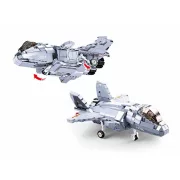 Sluban Model Bricks Army - 2 az 1-ben J-20 Mighty Dragon lopakodó vadászgép építőjáték készlet