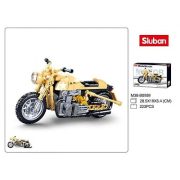 Sluban Model Bricks Army - Katonai motorkerékpár építőjáték készlet