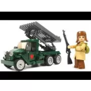 Sluban Army WWII - Budapest ostroma: BM-13 Katyusa sorozatvető építőjáték készlet