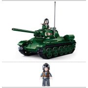 Sluban Model Bricks Army - szovjet T34-85 közepes harckocsi építőjáték készlet