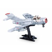 Sluban Model Bricks Army - szovjet MiG sugárhajtású vadászrepülő építőjáték készlet