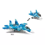 Sluban Model Bricks Army - 2 az 1-ben vadászrepülő (SU-27) és vadászbombázó (SU-30) építőjáték készlet